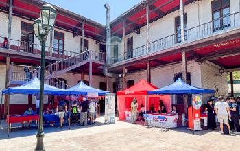 En la EAO se instaló stand para toma de test de VIH