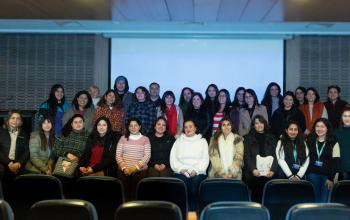 Participantes del taller de DIDD en el audotorio del edificio REMS