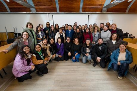 Participantes reunidos para la fotografia. 