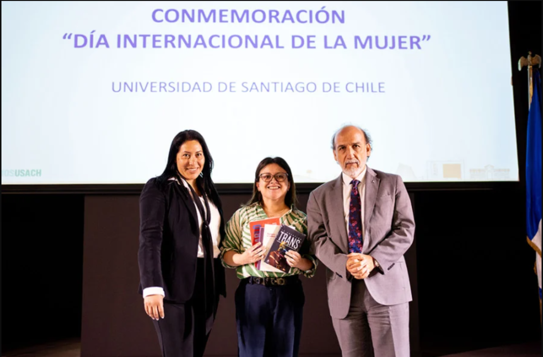 Vicerrectora de Calidad de Vida junto a fiscal Patricia Varas y Rector Rodrigo Vidal